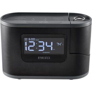 SoundSleep Recharged Alarm Clock & White Noise Sound Machine, 6-in-1